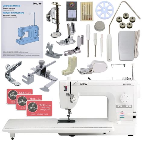 Brother PQ1500SL High Speed Straight Stitch Sewing & Quilting Machine - Walmart.com - Walmart.com