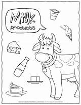 Dairy Products Coloring Pages sketch template