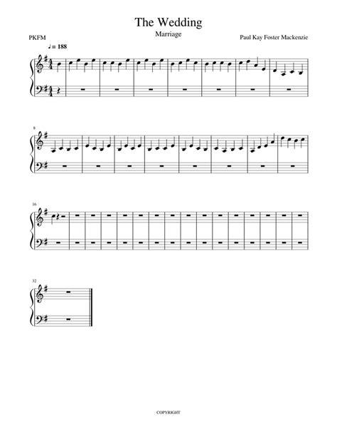 The Wedding Sheet music for Piano (Solo) | Musescore.com