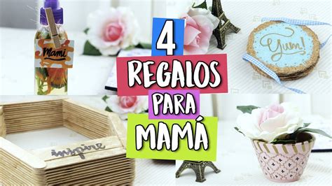 ¡4 REGALOS FÁCILES PARA MAMÁ! (IDEAS DE ÚLTIMO MINUTO) | Paulettee - YouTube