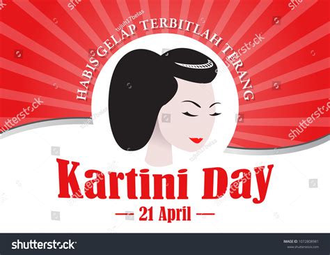 Kartini Day Raden Adjeng Kartini Female Stock Vector (Royalty Free) 1072808981 | Shutterstock