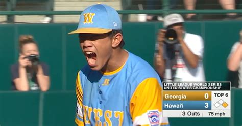 Aukai Kea's Strikeout Clinches United States Championship - Little League