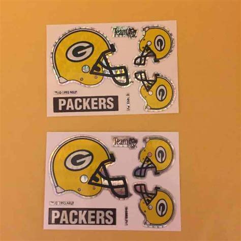 Green Bay Packers Helmet Logo Stickers on Mercari | Green bay packers ...