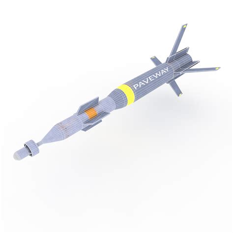 Paveway Missile 3Dモデル