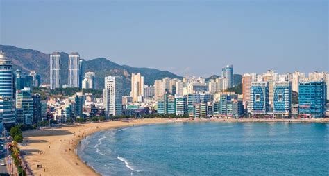 Gwangalli Beach in Busan, South Korea Editorial Stock Photo - Image of pusan, ocean: 160769928