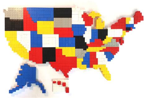 The United States, in Legos | Robert B. Sowby Lego Activities, Us History, Legos, Projects To ...