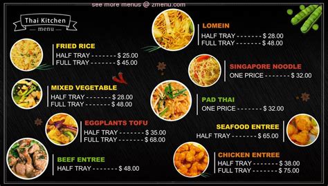 Online Menu of Ruby Thai Kitchen Restaurant, San Jose, California ...