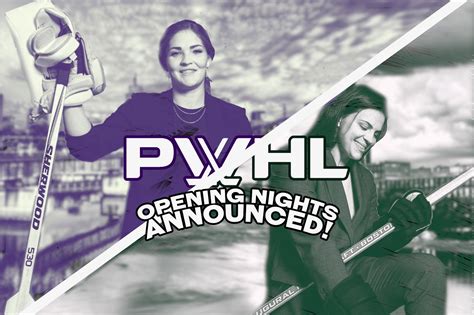 PWHL announces opening night matchups, confirms arena locations ...