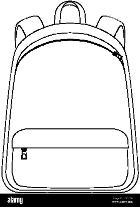 Backpack Clip Art Black And White