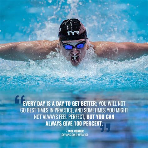 Motivational Quote | Jack Conger | Swimming motivational quotes, Swimming quotes, Swimming ...