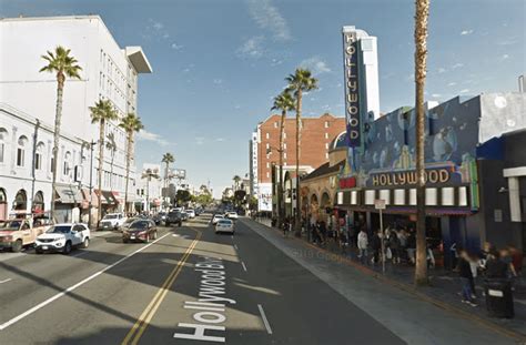 Looking east along Hollywood Blvd from the Hollywood Theater, 1924