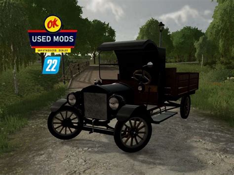 FS22 Old Truck Model T Flat bed v1.0 - FS 22 Vehicles Mod Download