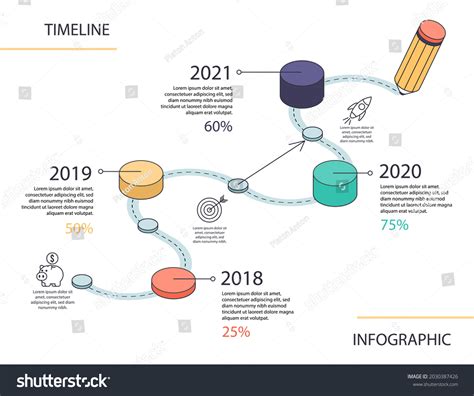 Process Infographic Design Template Timeline Step Stock Vector (Royalty Free) 2030387426 ...