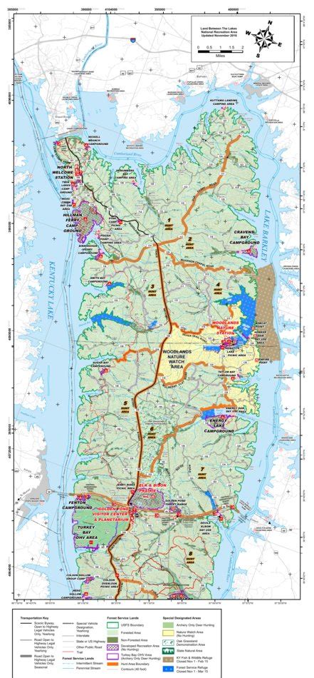 Land Between The Lakes Map - Maping Resources