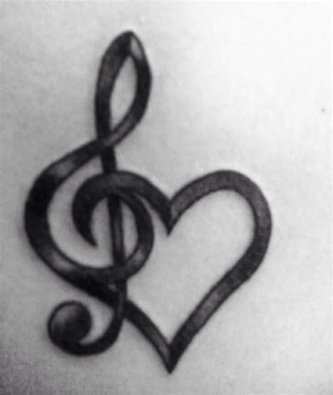 Music heart tattoo | Shape tattoo, Tattoos, Music tattoo designs