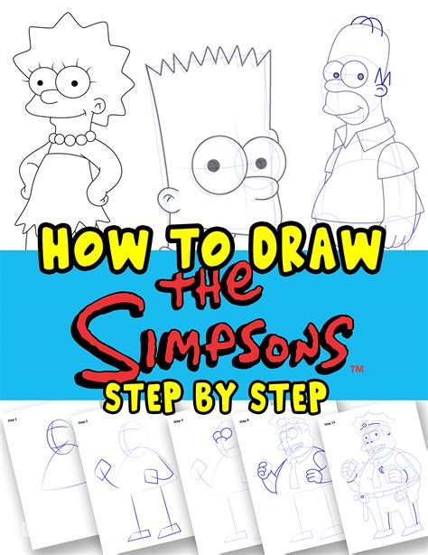 How To Draw the Simpsons step by step: easy instruction book to draw ...