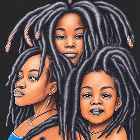 Black Family Art · Creative Fabrica