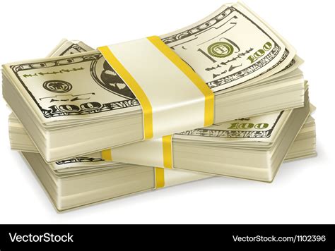 Stack of money Royalty Free Vector Image - VectorStock