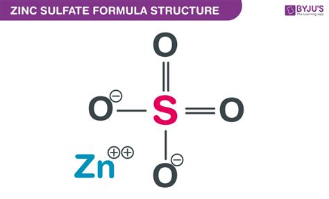 Zinc Sulfate Formula - Chemical Formula, Structure And Properties