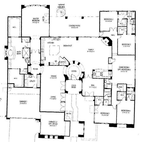 Stunning One Story House Plans