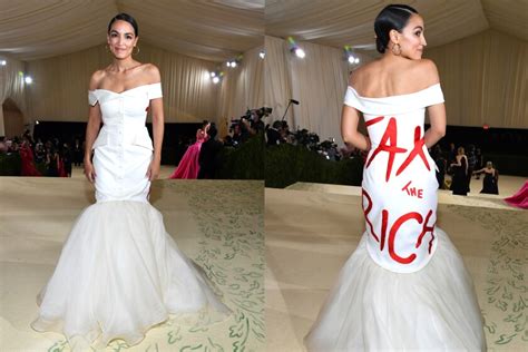 Met Gala: AOC is still defending her 'Tax the Rich' dress - Los Angeles Times