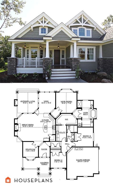 Craftsman Plan #132-200. Great bones. Could be changed to 2 bedroom.... - dezdemon-home ...