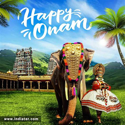 Best Kerala Onam Wishes greetings Images, Photos & Free PSD Template - Indiater | Onam wishes ...