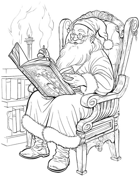 61 Cheerful Christmas Coloring Pages For Kids And Adults - Our Mindful Life | Christmas coloring ...