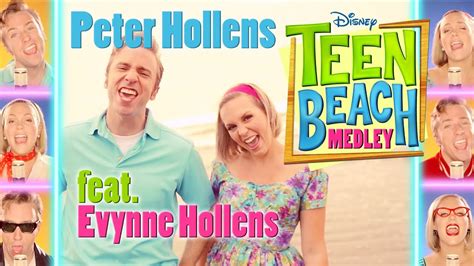 Disney Teen Beach Medley - Peter Hollens feat. Evynne Hollens - YouTube