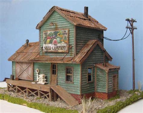 SEED COMPANY ~ Model Train Building ~HO Scale Model Train Scenery, Model Train Layouts, Model ...