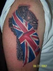 Union Jack Tattoo on Pinterest | Ripped Skin Tattoo, Unique Tattoos and Celtic Crosses