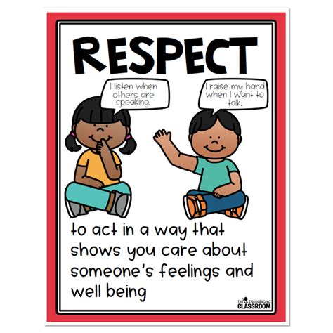 Respect Posters For Classroom