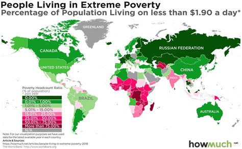 Mapping Extreme Poverty Around the World | World poverty, Map, Poverty