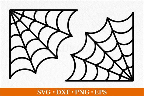 Corner web svg, corner spider web svg , Halloween (1490923)