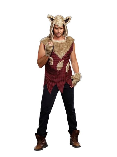 Dreamgirl Big Bad Wolf Fairy Tale Werewolf Halloween Adult Men's Costume 9493 | eBay