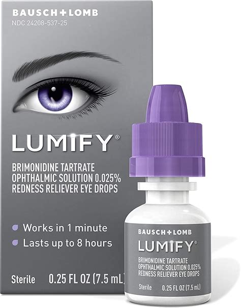 LUMIFY Redness Reliever Eye Drops 0.25 Ounce (7.5mL)