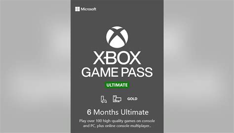 Buy Xbox Game Pass Ultimate - 6 Months - lowest price