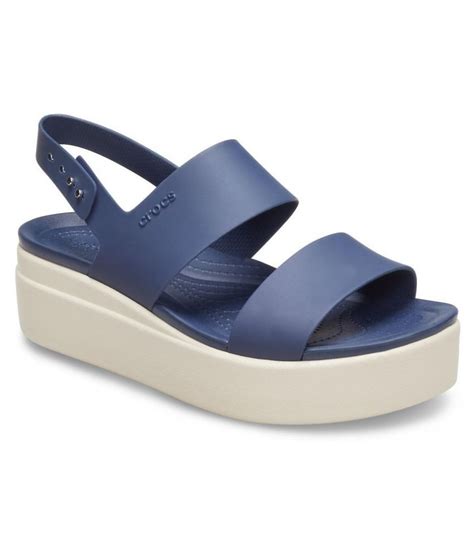 Crocs Blue Wedges Heels Price in India- Buy Crocs Blue Wedges Heels ...