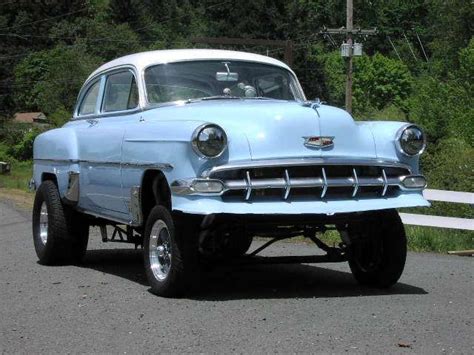 54 Chevy Gasser Vintage Drag Racing Car