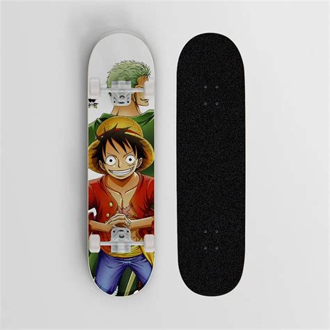 Buy ONE PIECE Roronoa Zoro Monkey D. Luffy Anime Skateboard, Pro ...