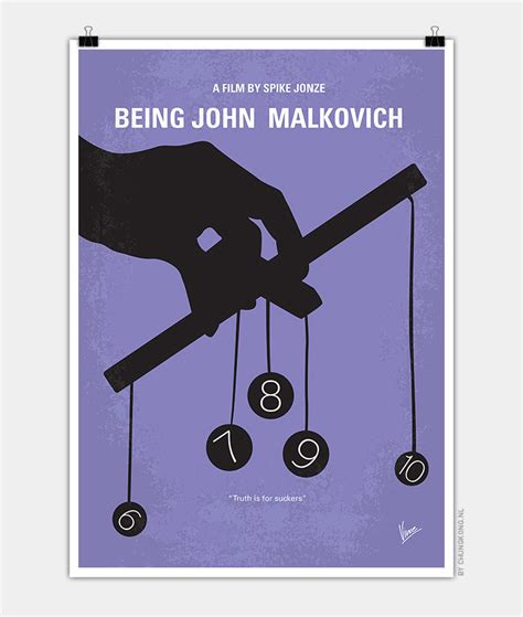 No009 My Being John Malkovich minimal movie poster – CHUNGKONG