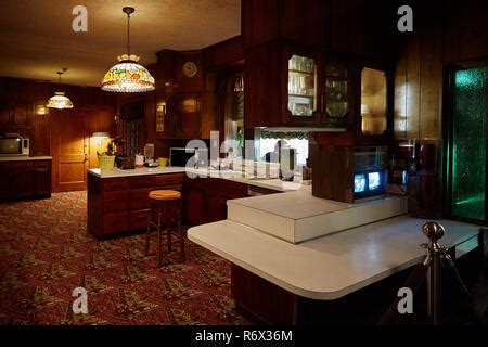 The Kitchen at Graceland the home of Elvis Presley in Memphis Tennessee ...