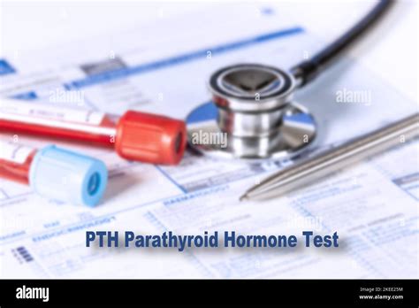 Parathyroid hormone test, conceptual image Stock Photo - Alamy