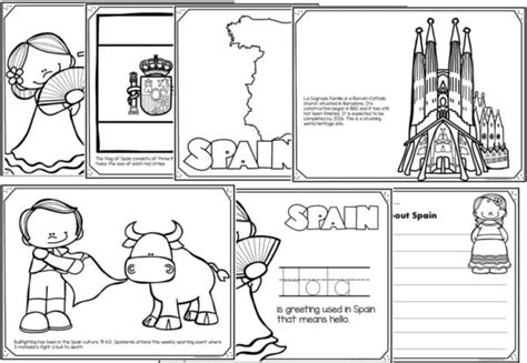 FREE Read Color and Learn about SPAIN