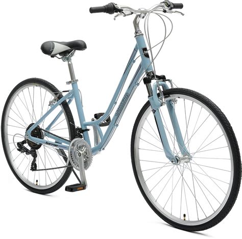 Retrospec Barron Comfort Hybrid Bike 21-Speed Step-Through with Front ...