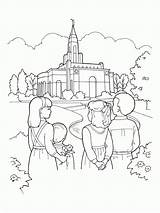 Lds Temple Coloring Pages For Kids sketch template