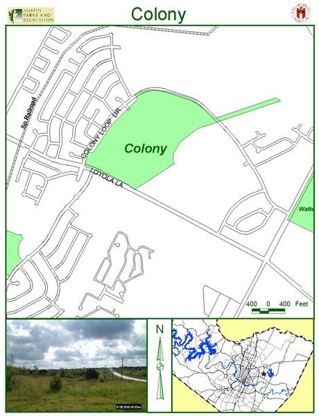 Colony Park Map - Colony Loop amp Loyolla Austin • mappery