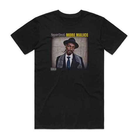 Snoop Dogg Malice N Wonderland Album Cover T-Shirt Black