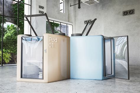 This air sealed work pod was designed to let employees return to office ...