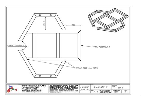 Drift trike plan frame | Drift trike, Drift trike frame, Drift trike parts